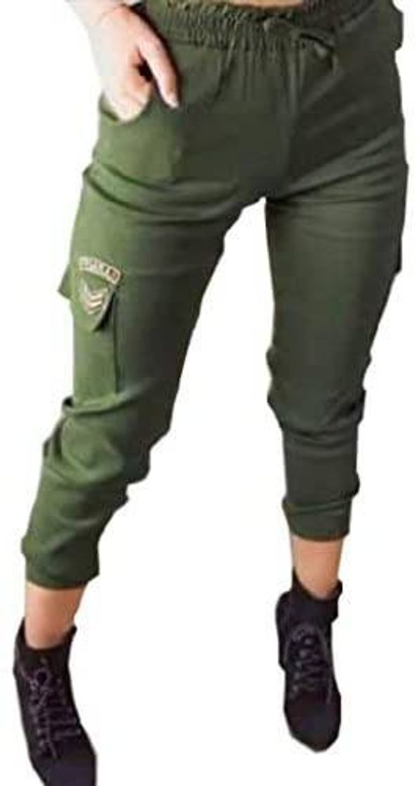 Moda Calça feminina army jogger

