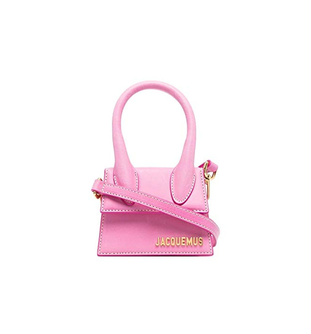 Social JACQUEMUS Moda De Lujo Mujer 211BA01211304450 Rosa Cuero Bolso De Mano