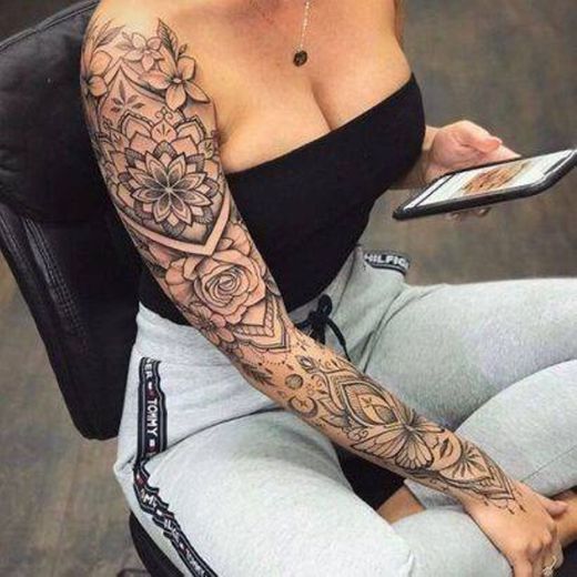 Braço Inteiro Tatuado 🤩