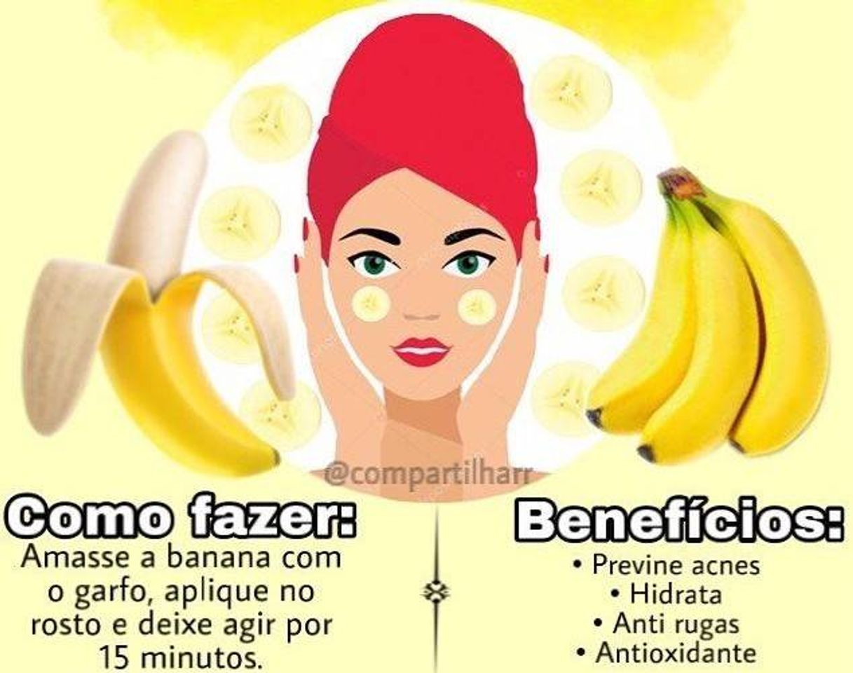 Moda MÁSCARA DE BANANA 🍌