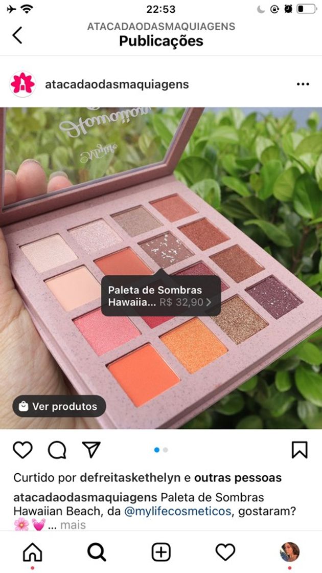 Producto Paleta de sombra 