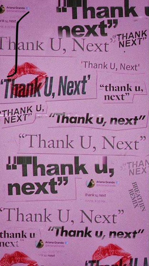 Moda THANK U NEXT - ARIANA GRANDE