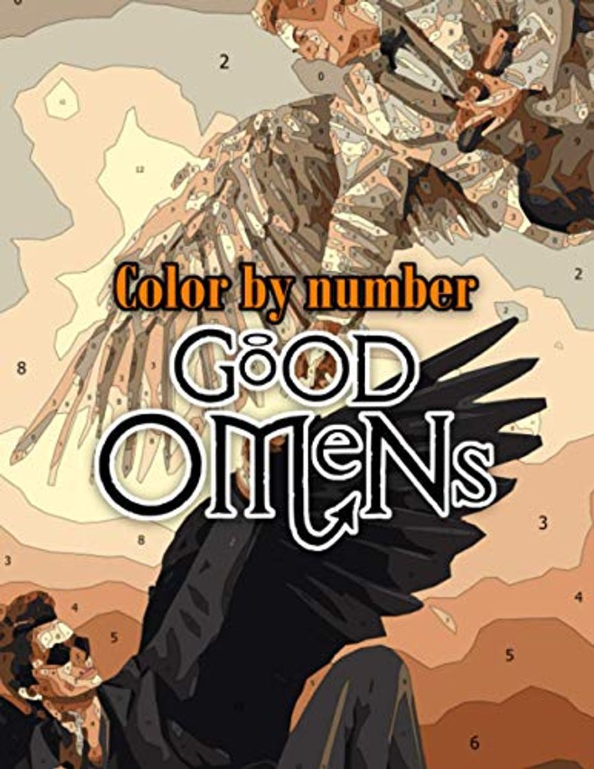 Book Good omens Color by Number: Good omens Coloring Book An Adult Coloring