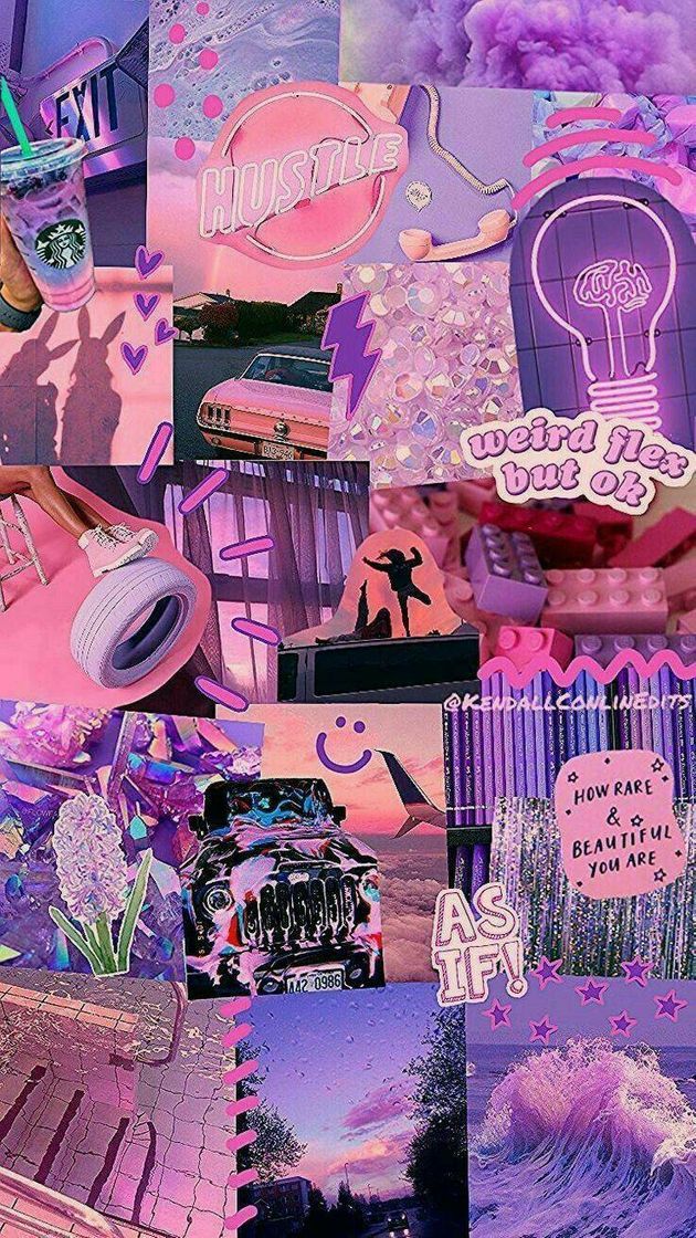 Moda Wallpaper roxo💜