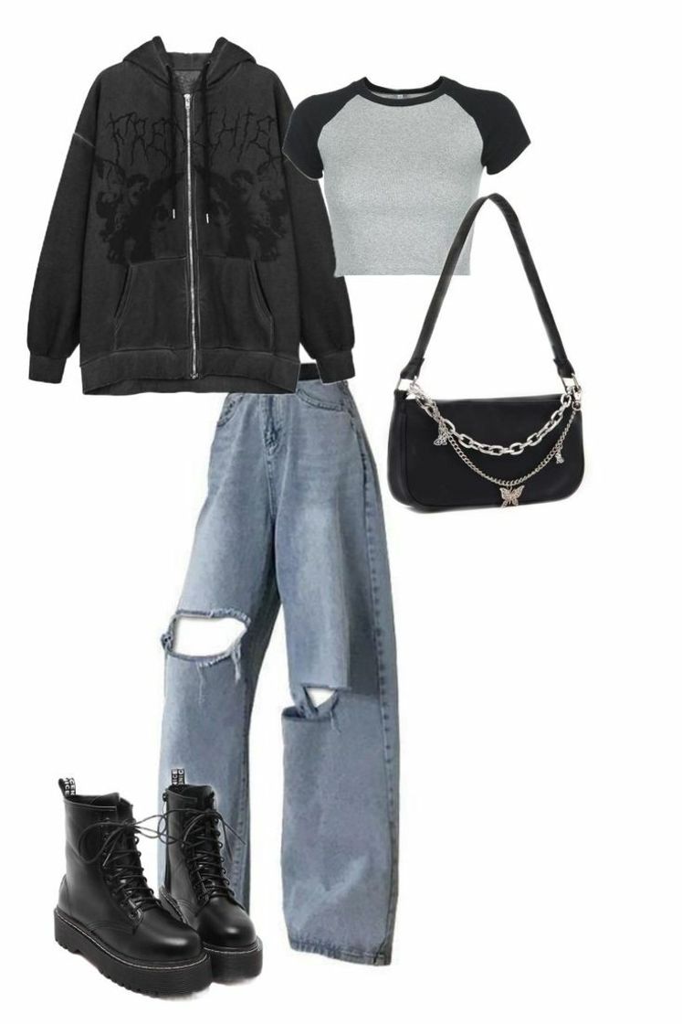 Moda Aesthetic grunge outfit