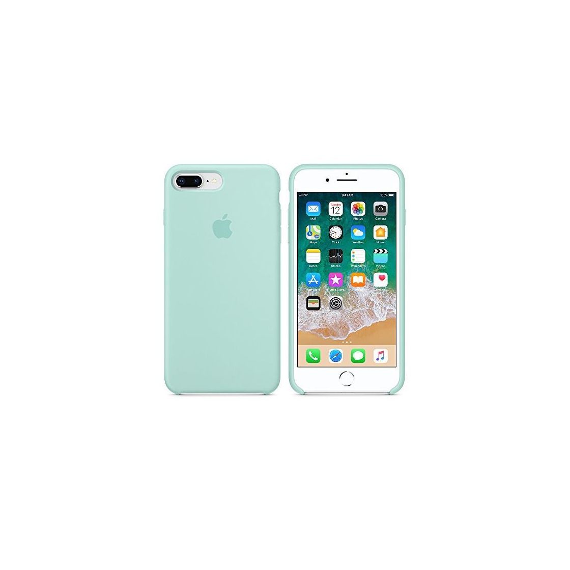 Electrónica Funda para iPhone 7Plus/8Plus 5,5Inch Carcasa Silicona Suave Colores del Caramelo con