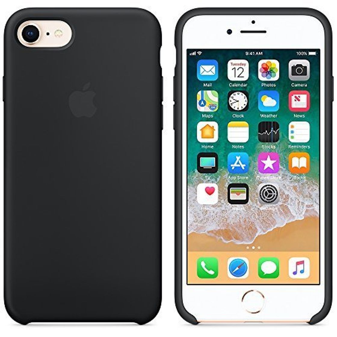 Social Funda para iPhone 7/8 Carcasa Silicona Suave Colores del Caramelo con Superfino