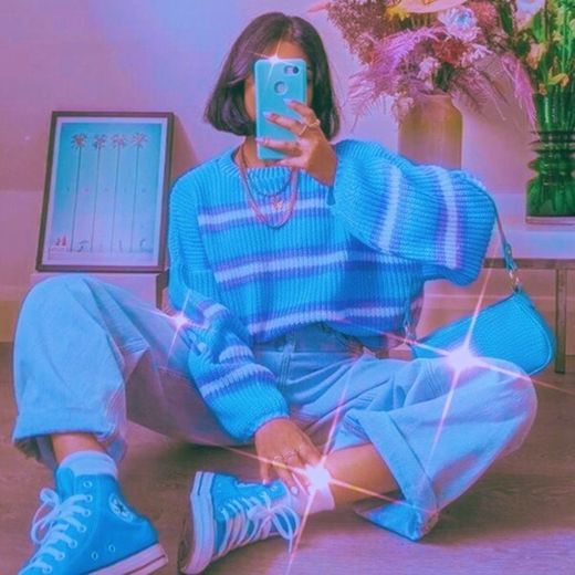 90s AESTHETIC STYLE  KNITTED SWEATER 