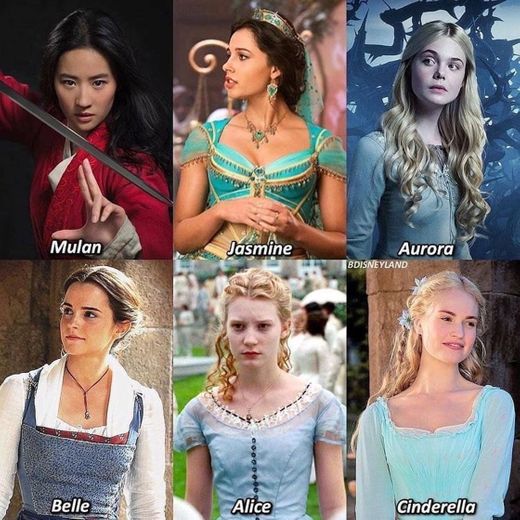 Quais dessas princesas de live action vocês mais gostaram???