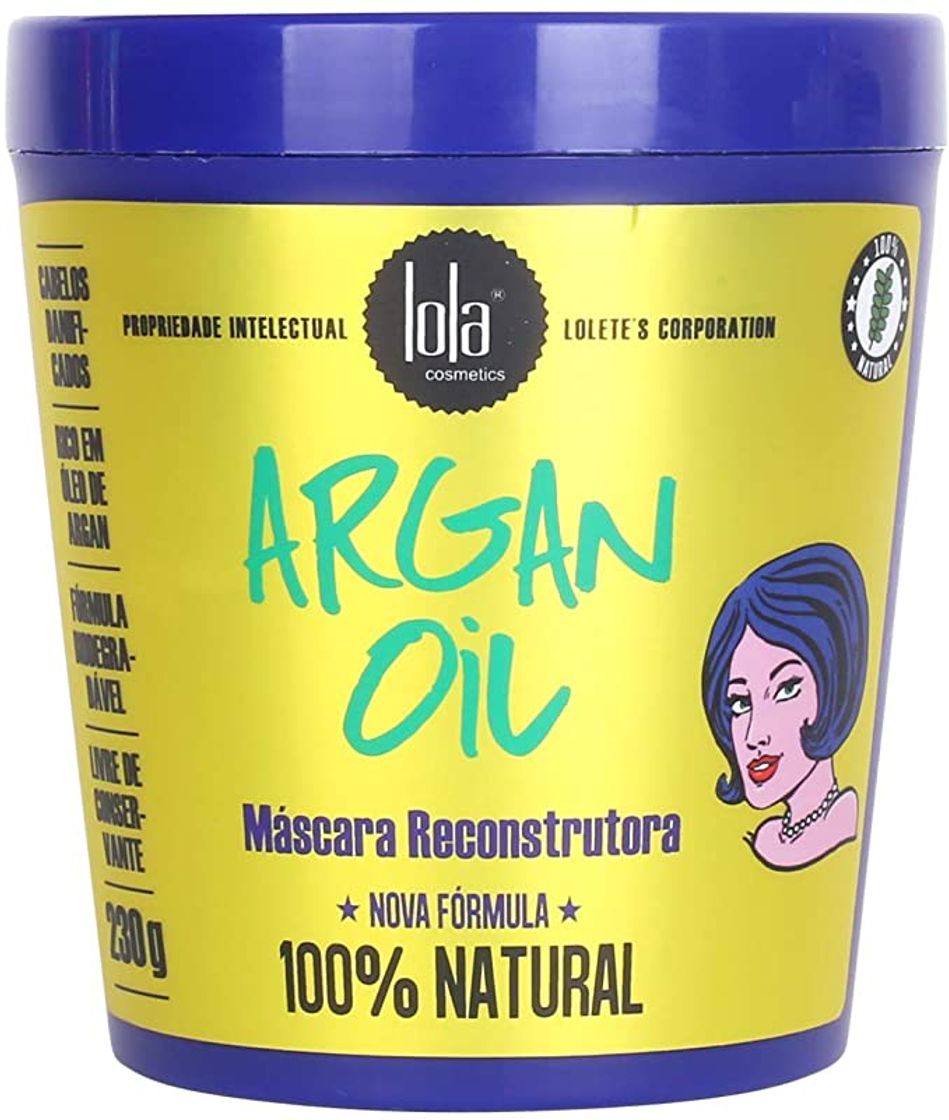 Moda  Máscara Reconstrutora Argan Oil – Lola Cosmetics