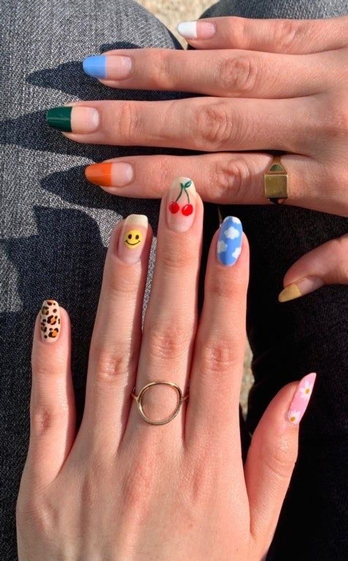 Moda unhas divertidas