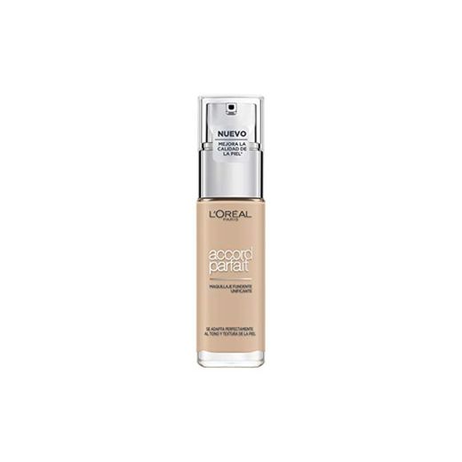 L'Oréal Paris Accord Parfait Base maquillaje acabado natural tono de piel claro