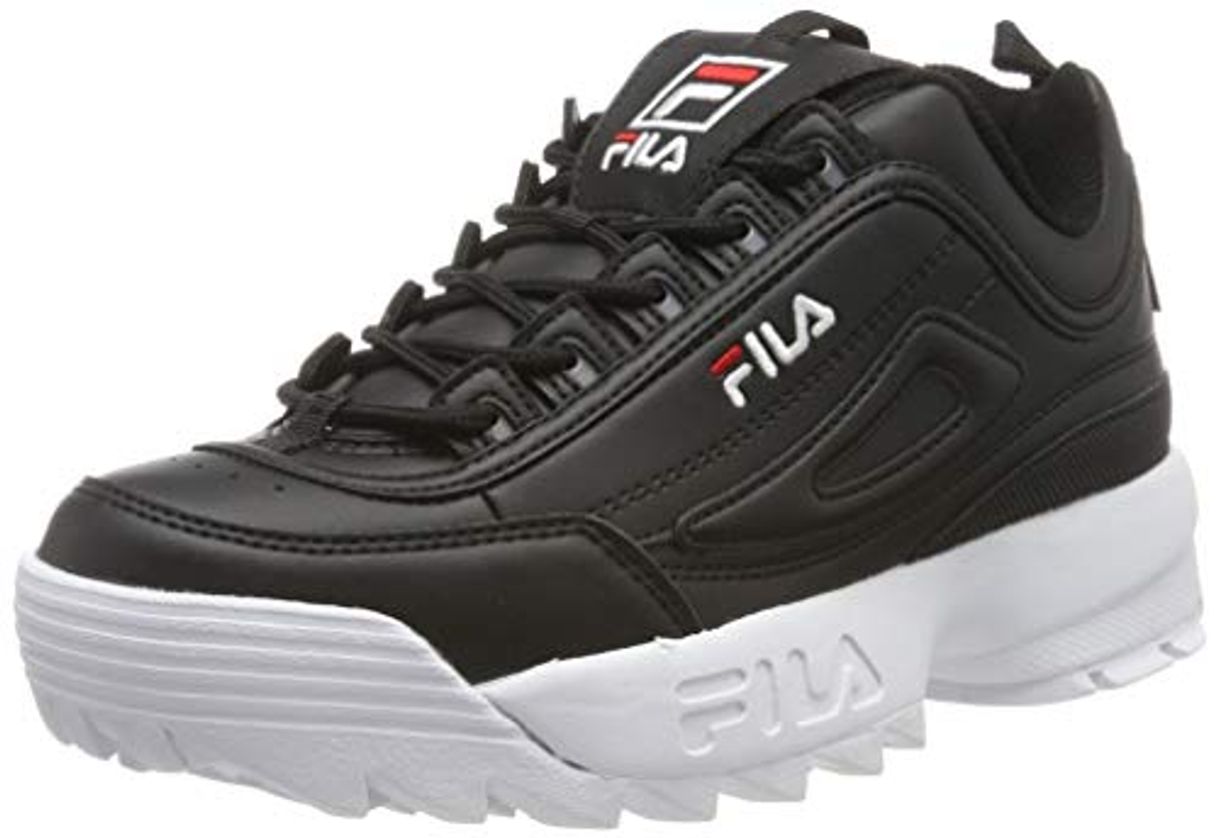 Social Fila Disruptor Low Wmn, Zapatillas para Mujer, Negro