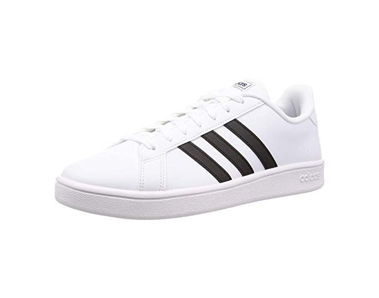 Social adidas Grand Court Base, Zapatos de Tenis para Hombre, Ftwbla Negbás Azuosc,