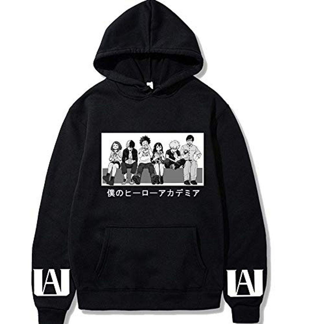 Moda Boku No Hero Academia My Hero Academia Sudadera con Capucha con Estampado de Anime Sudadera con Capucha de Manga Larga