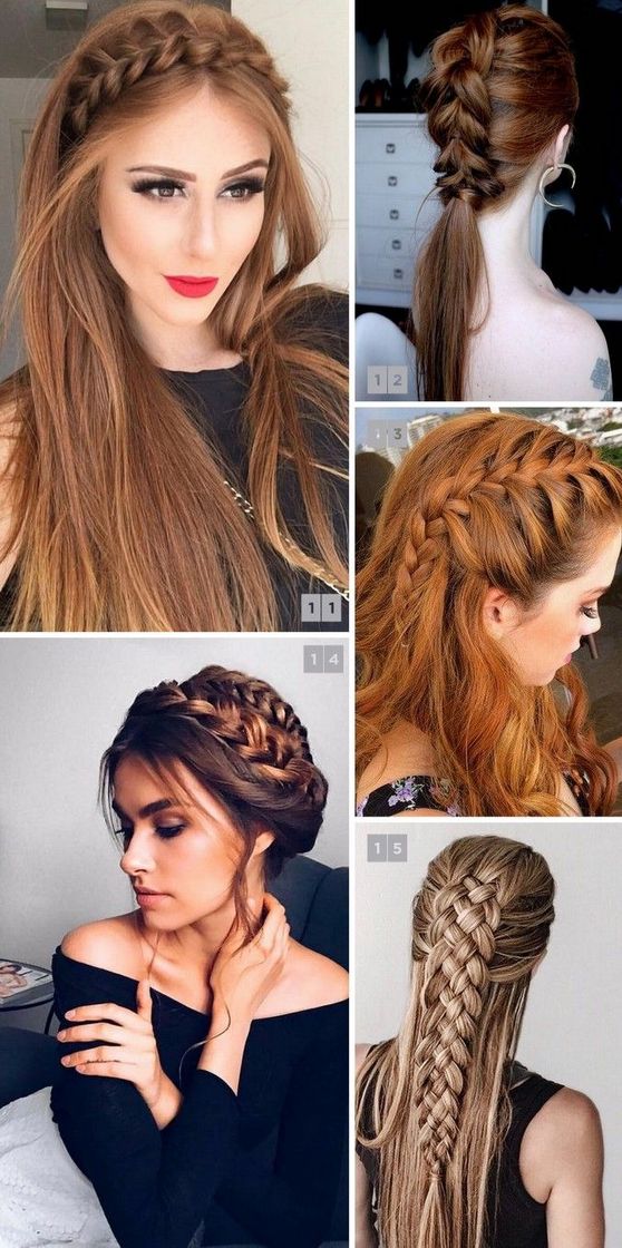 Fashion tranças penteado 