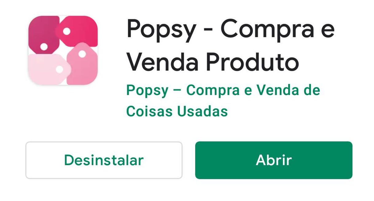 Popsy - Compra e venda