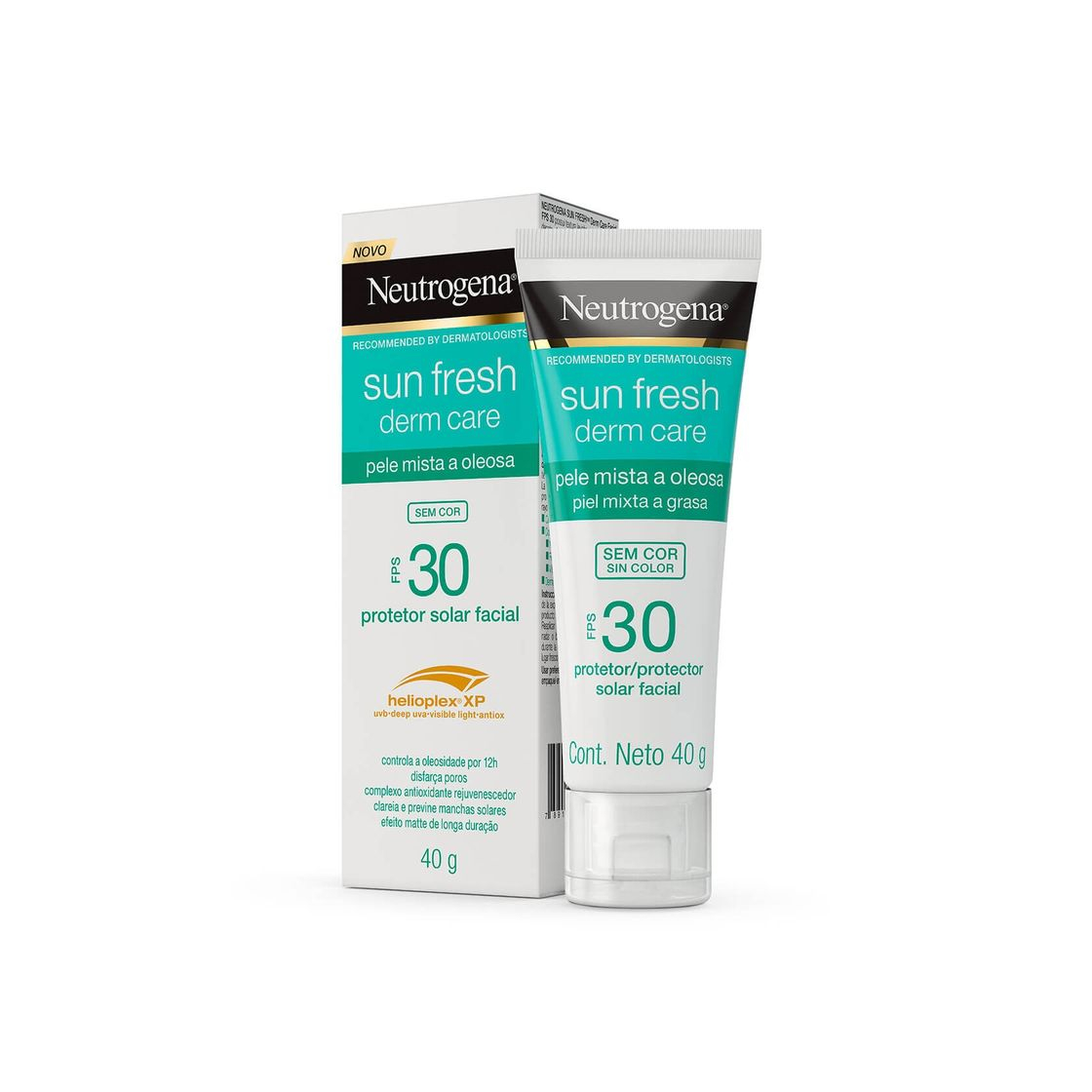 Producto Protetor Solar Facial Neutrogena Sun Fresh Derm Care Sem Cor