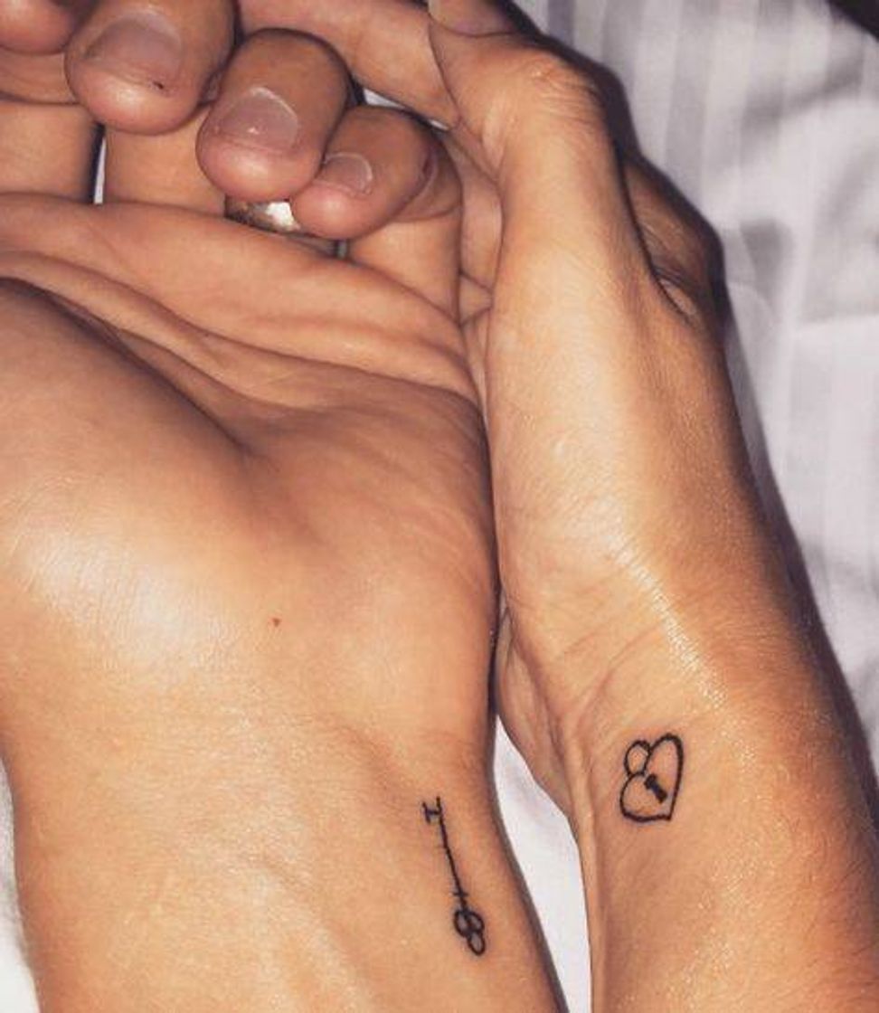 Fashion Tatuagens delicadas de casal