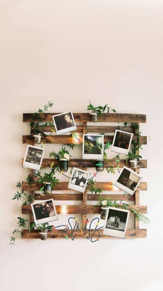 Fashion Decoração com plantas no pallet