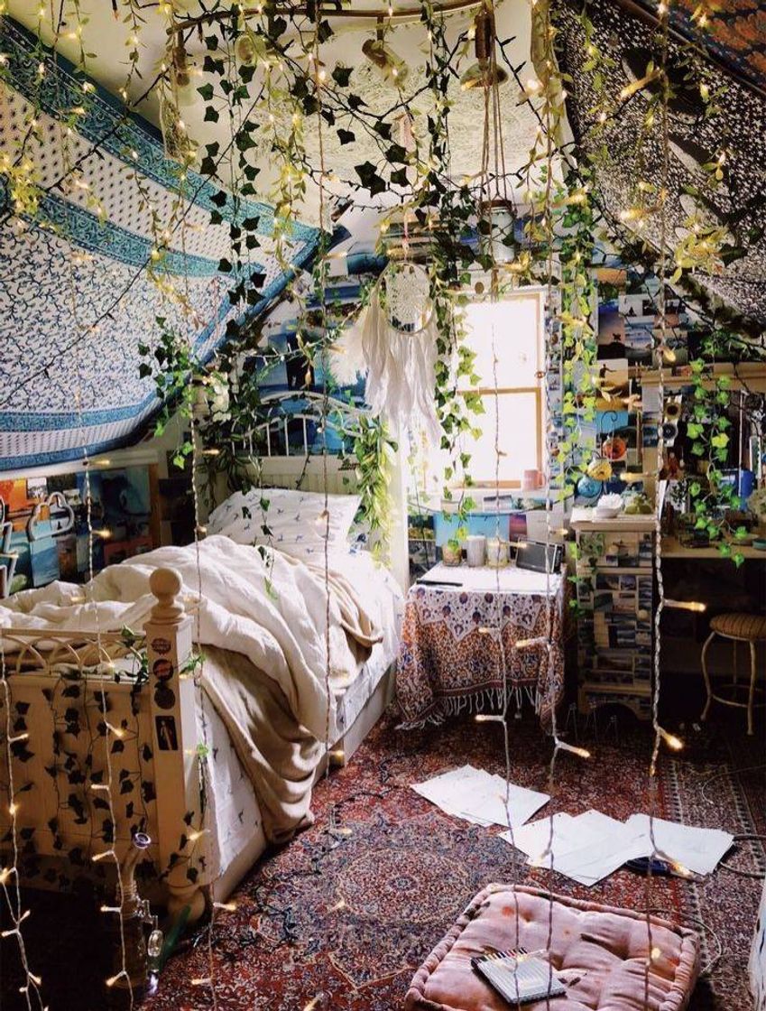 Social Quarto decorado com plantas💚🌱
