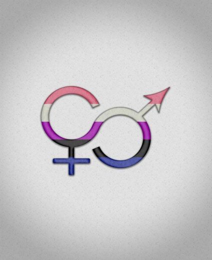 Wallpaper LGBT+ gender fluid 