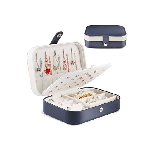 JOYUE Joyero Pequeña, Joyero portátil de Viaje para Mujer, Jewelry Organizer para