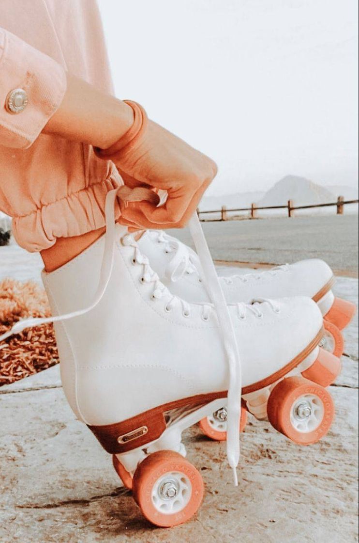 Moda Patins Branco