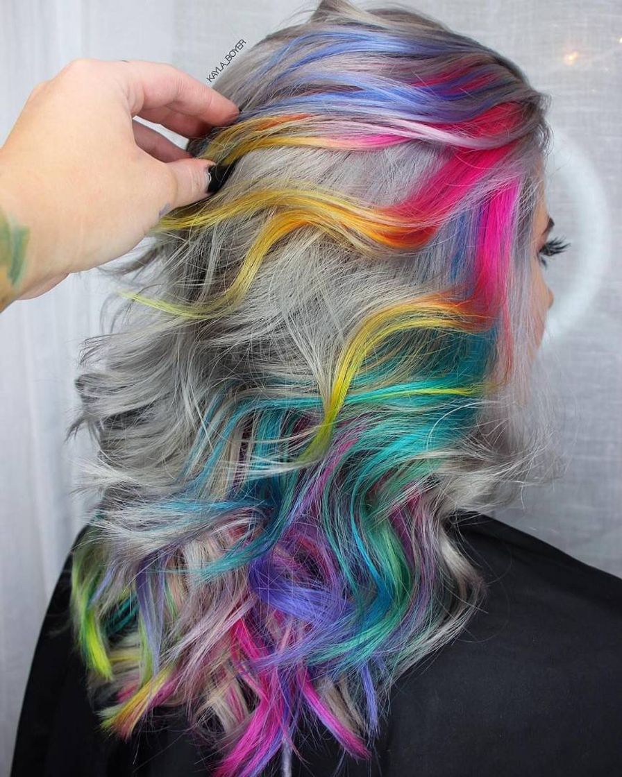 Moda Cabelo Rainbow