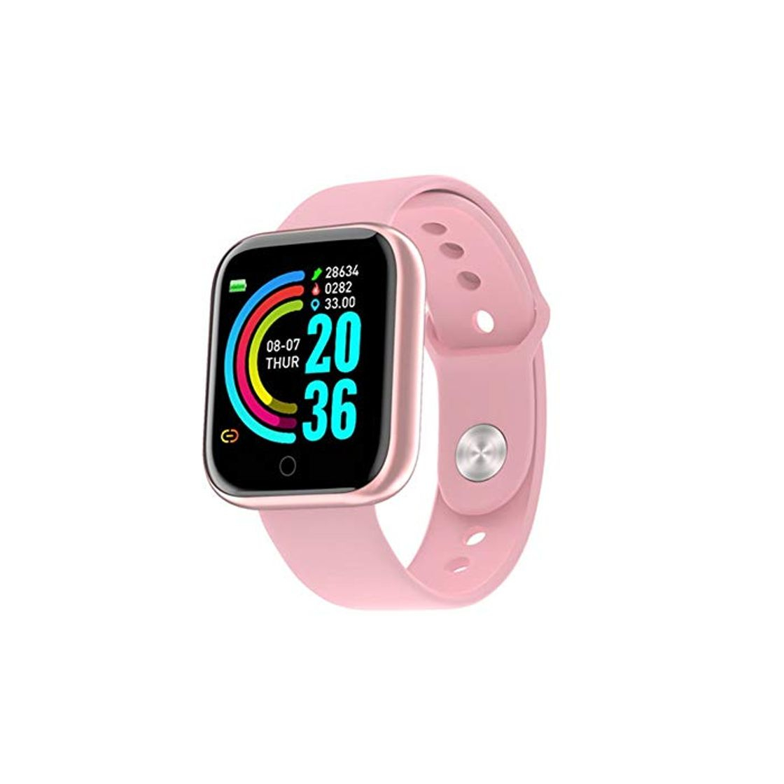 Social MPWPQ Pantalla Y68 podómetros Relojes Deportivos del Deporte del Color del Contador