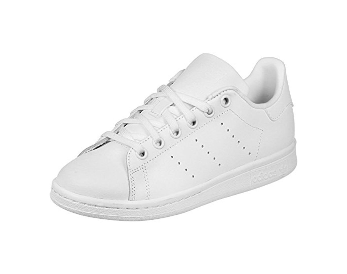 Fashion adidas Stan Smith J, Zapatillas de Deporte Unisex Niños, Blanco