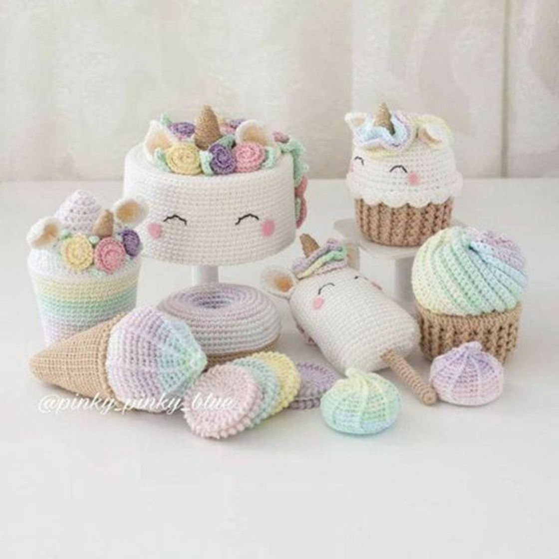 Moda Amigurumi Doces de crochê 🥰