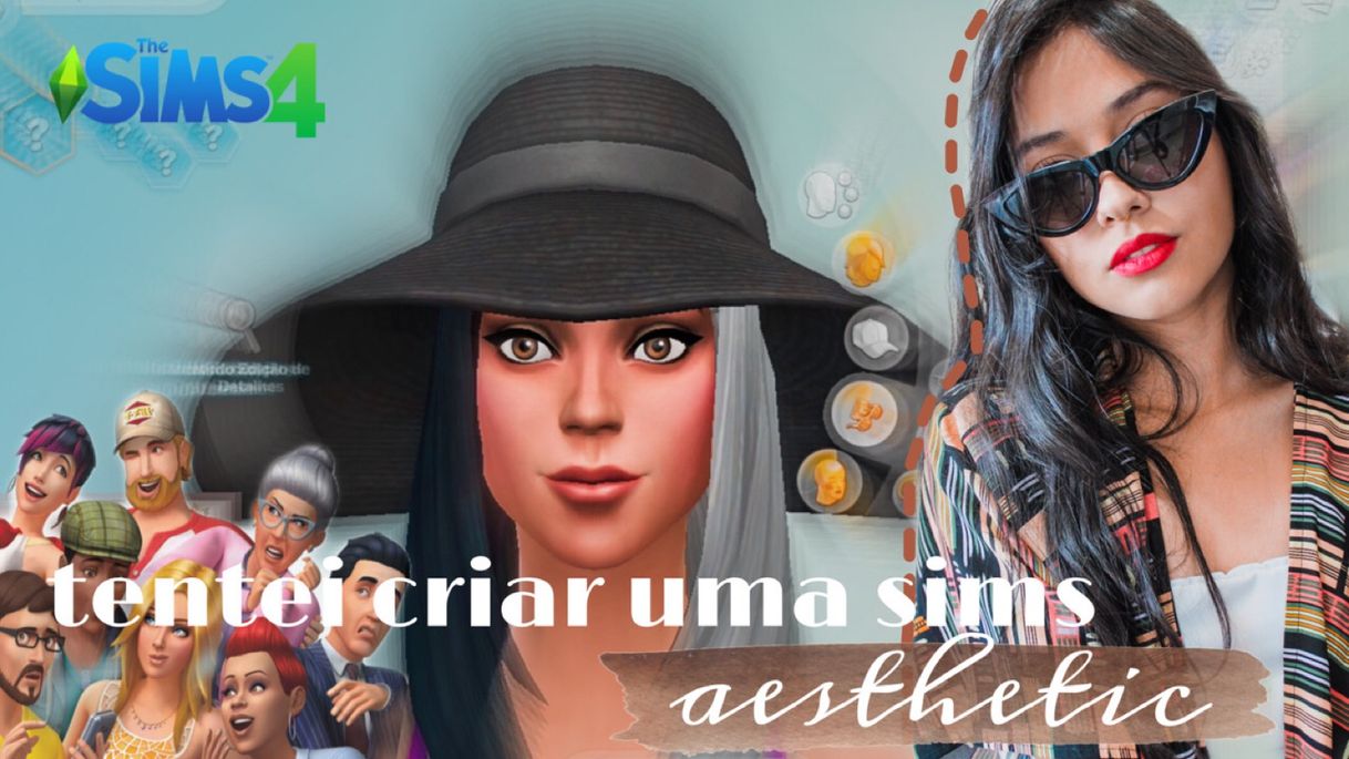 Moda THE SIMS 4: TENTEI CRIAR UMA SIM AESTHETIC E DEU TUDO ...