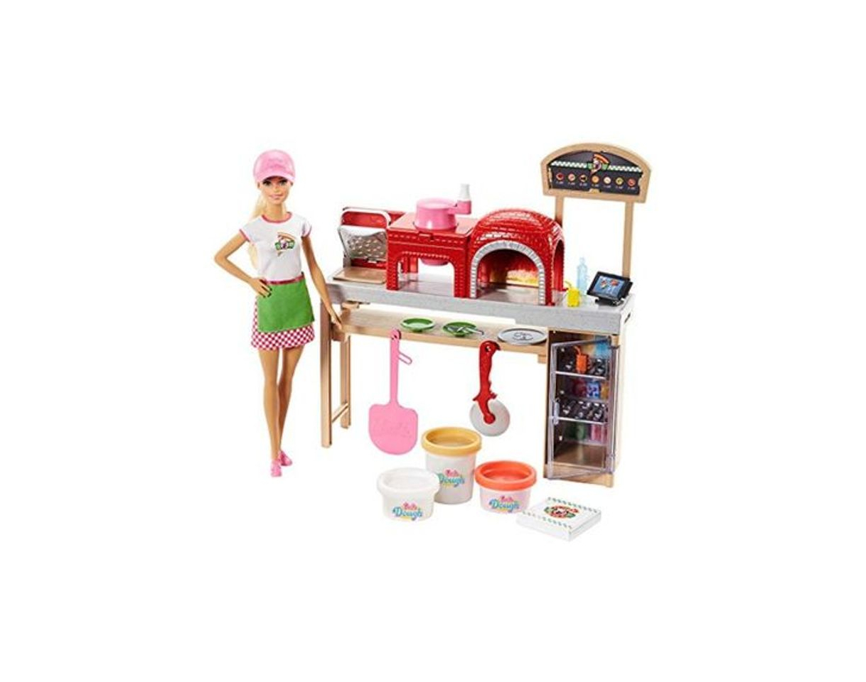 Producto Barbie Quiero Ser pizza chef, muñeca y accesorios de juguete, regalo para