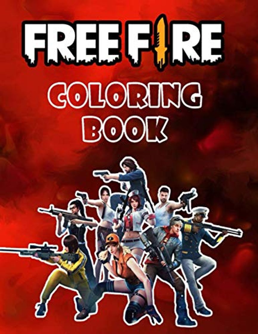 Libro Free Fire Coloring Book: 50