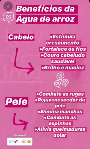 benefícios da água do arroz