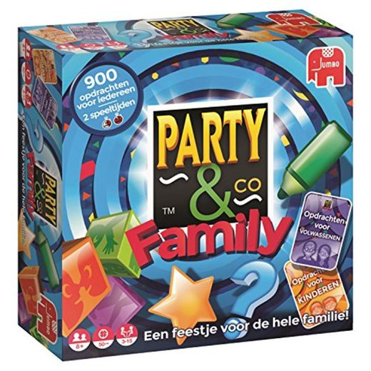 Party & Co. Family Niños y Adultos Juegos de Preguntas - Juego