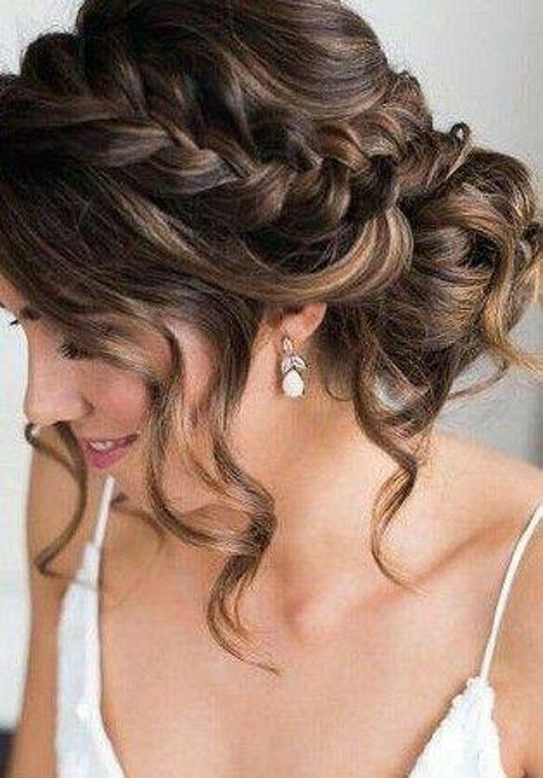 Moda Penteado com trança.