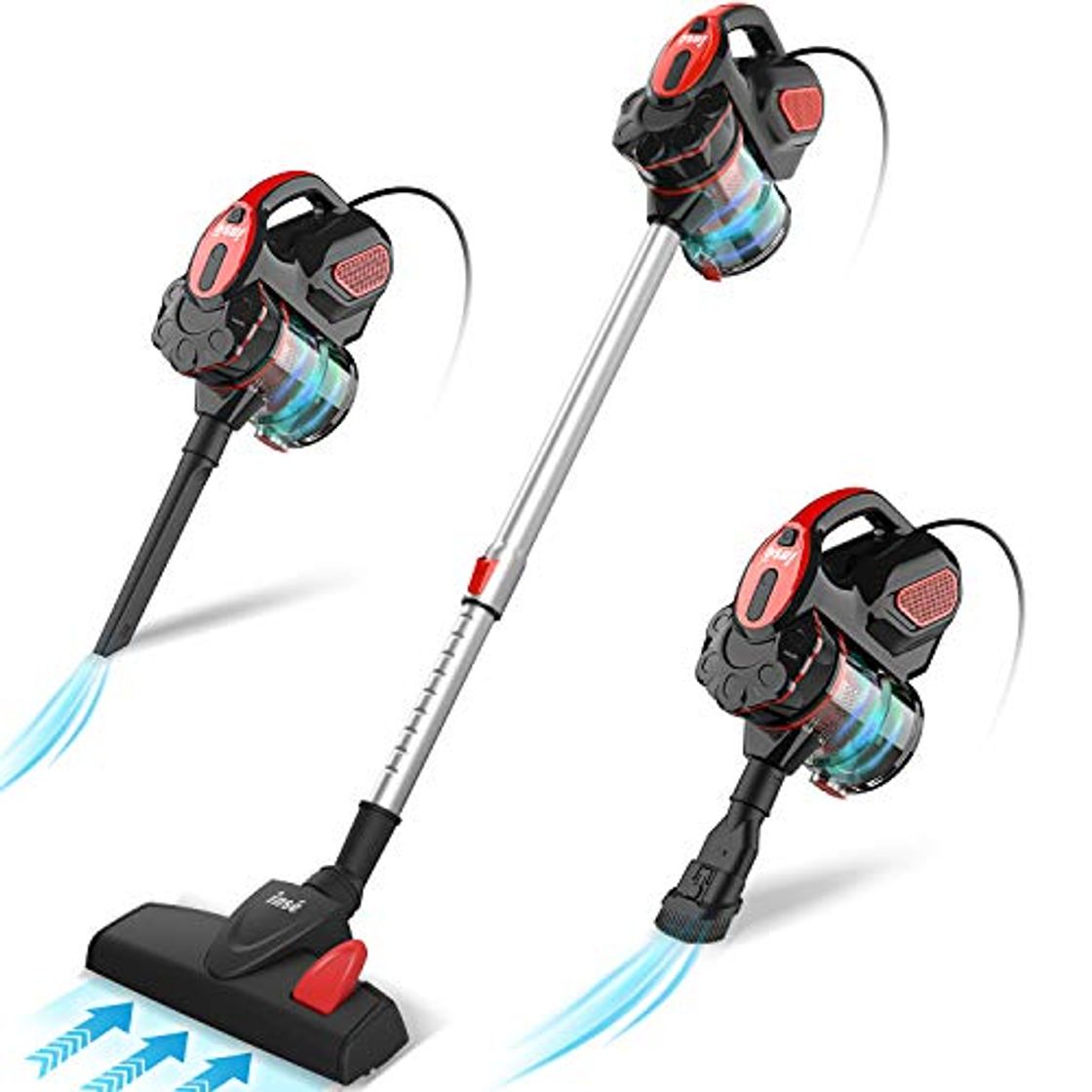 Producto INSE Aspirador con Cable, 3 En 1 Vertical y de Mano, Hogar