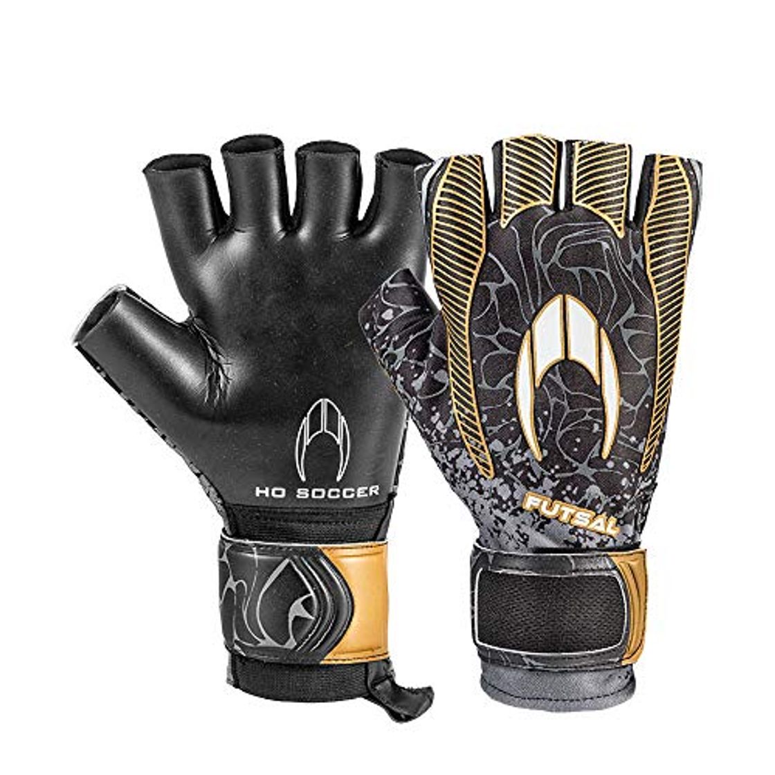 Social HO Soccer Futsal Superlight Guantes de Portero, Unisex Adulto, Negro