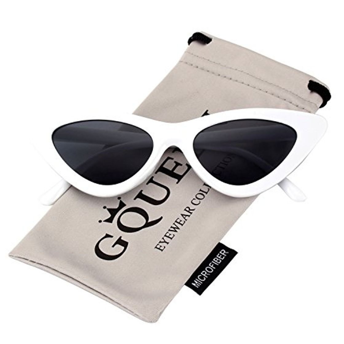 Producto GQUEEN Gafas Vintage Clout Lentes de sol tipo ojo de gato Estilo