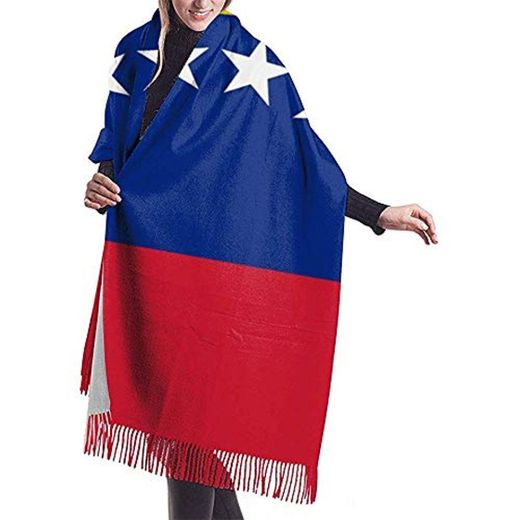 Sciarpa con bandiera delle donne orgogliose del Venezuela Involucro scialle in morbido cashmere pashmina setoso e morbido