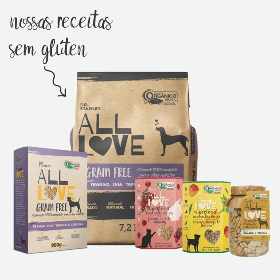 Producto Ração sem glúten