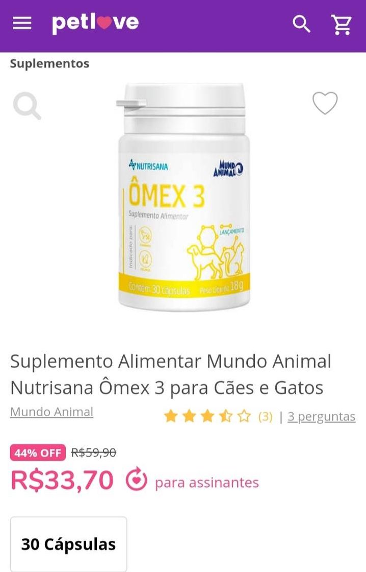 Producto Suplemento vitamínico