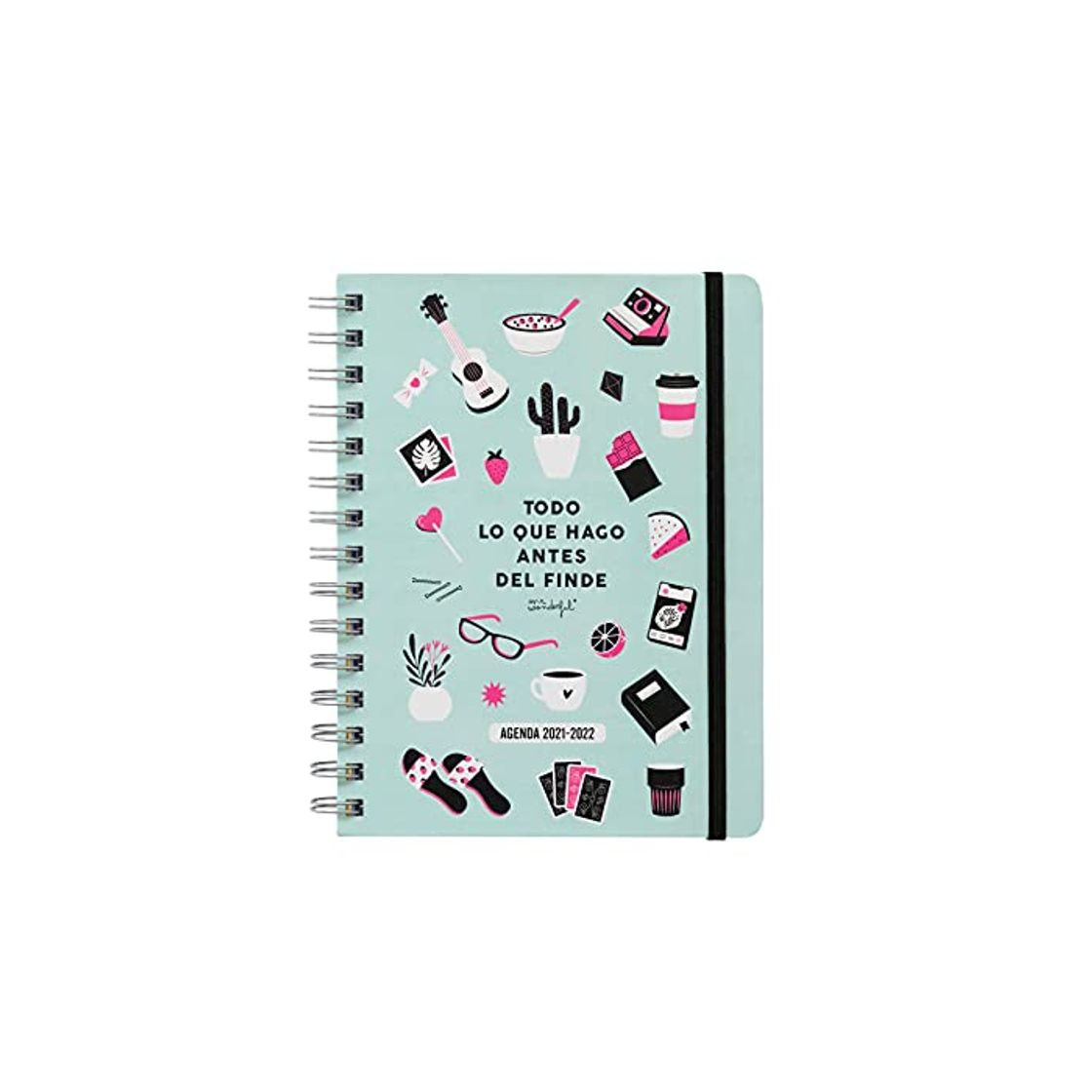 Product Mr. Wonderful Agenda rotu 2021-2022 Semana vista - Todo lo que hago