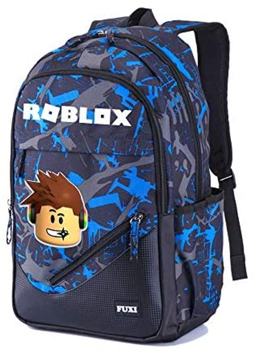 Fashion Roblox DynaBlocks - Mochila escolar para ordenador portátil de 14 pulgadas