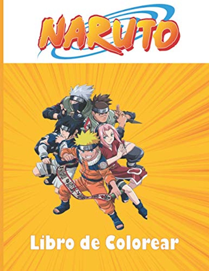 Book NARUTO Libro de Colorear: Libro para Colorear Anime de NARUTO para Adultos,