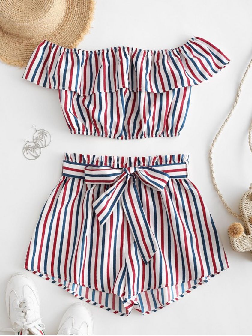 Social ZAFUL - Conjunto de dos piezas para mujer