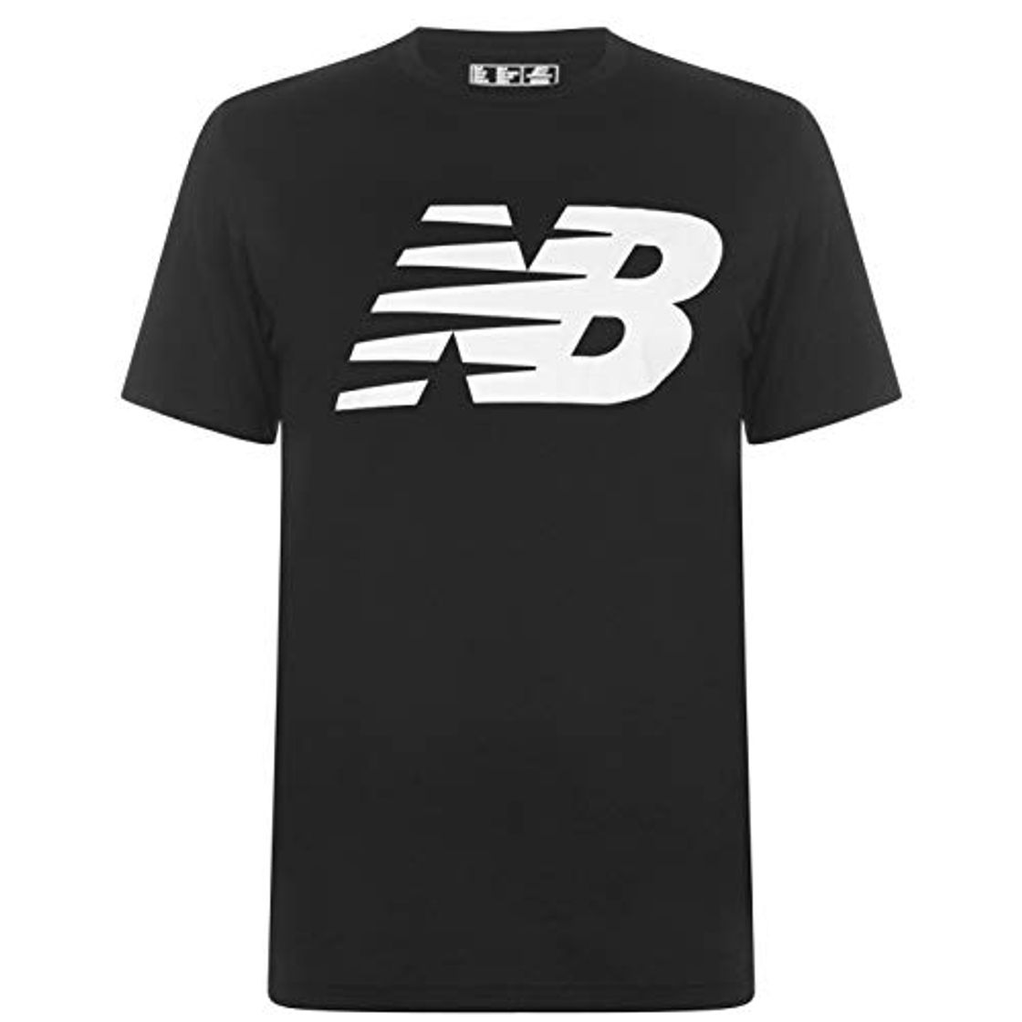 Moda New Balance Hombre Camiseta De Manga Corta Cuello Redondo Negro XL