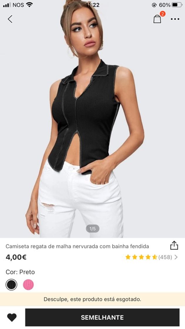 Moda Top preto - SHEIN